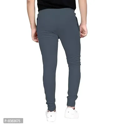 Metallic Polyester Track Pants For Men-thumb2
