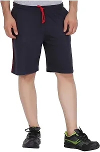 Elegant Cotton Blend Solid Regular Shorts For Men- Pack Of 3-thumb3