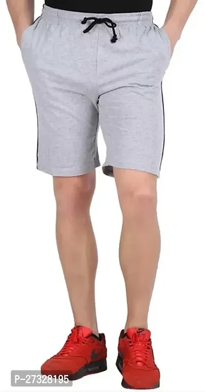 Elegant Cotton Blend Solid Regular Shorts For Men- Pack Of 3-thumb3