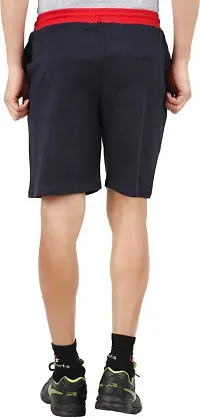 Elegant Cotton Blend Solid Regular Shorts For Men- Pack Of 3-thumb1