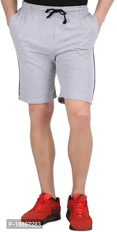 Stylish Men Cotton Blend  Sports Shorts Pack of 3-thumb3