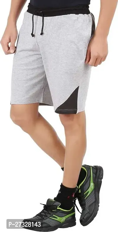 Elegant Cotton Blend Solid Regular Shorts For Men- Pack Of 3-thumb4