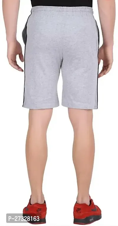 Elegant Cotton Blend Solid Regular Shorts For Men- Pack Of 3-thumb2