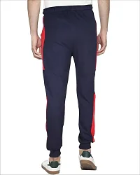 KAFF Mens Side Panel Trendy Jogger with Side Zip Pocket (M, Navy)-thumb2