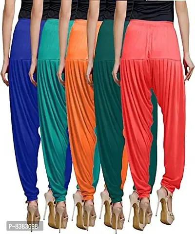 NUN Patiala- 5pcs pack-100% Viscose (Royal,Turq,Green,ornage,red)-thumb2