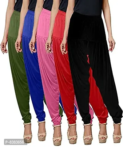 NUN Patiala- 5pcs pack-100% Viscose (Royal,Pink,Red,Black,Green)