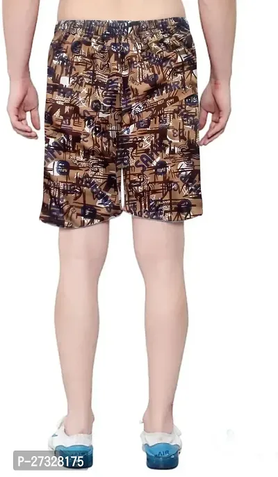 Elegant Polyester Printed Regular Shorts For Men-thumb2
