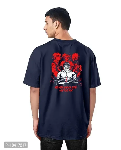 KAFF Mens Drop Shoulder 3/4 Sleeve T-shirt-thumb2