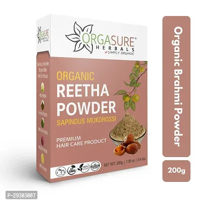 Orgasure Organic Reetha Powder For Hair (200g)