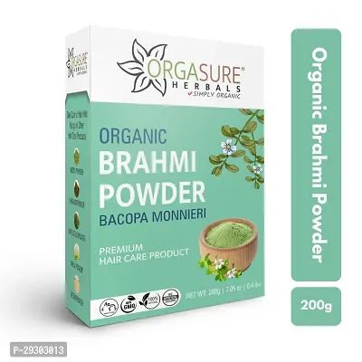 Orgasure Organic Brahmi Powder For Hair (200g)-thumb0