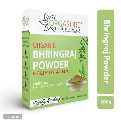 Orgasure Organic Bhringraj Powder For Hair (200g)