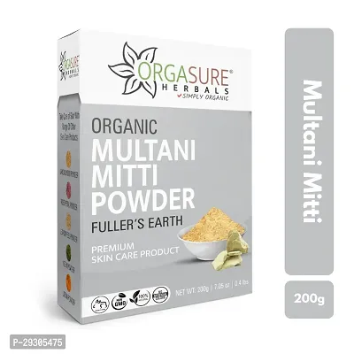 Orgasure Organic Multani Mitti for face (200g)-thumb0