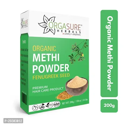 Orgasure Organic Methi Powder For Hair (200g)-thumb0