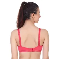 Bra Red Color Full Coverage Non Padded Peck Of 2-thumb2