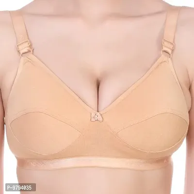 Bra Gold Color Full Coverage Non Padded Peck Of 2-thumb4