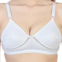 Classic Cotton Solid Bra for Women-thumb3