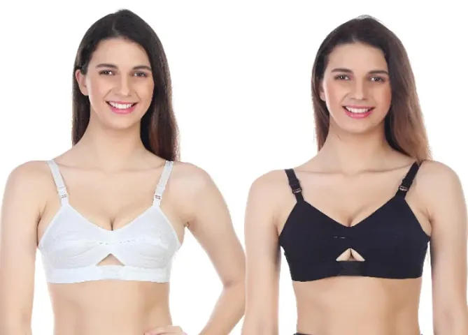 Stylish Solid Bras For Women Pack of 2