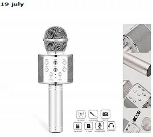 Infinizy 4 Year Warranty 3in1 Wireless Karaoke mic/Mike/Microphone & inbuilt Bluetooth Speaker, Recorder | for Smart Phones Laptop Tablet | Birthday, Diwali, Kids, Party, Gift