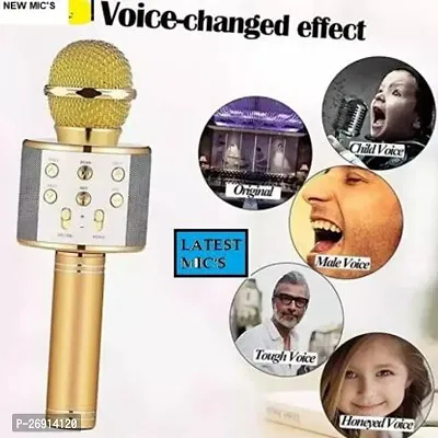 S172 MAX WS858 Bluetooth Karaoke Mic For Youtube Sing Microphone-thumb0
