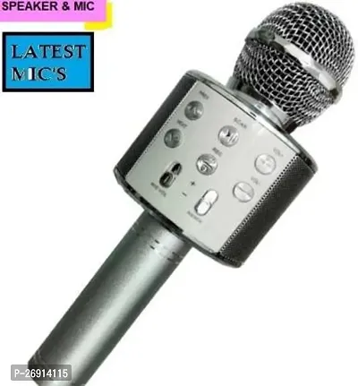 S1850 PRO WS858 Bluetooth Karaoke Mic with in built speaker Microphone-thumb0