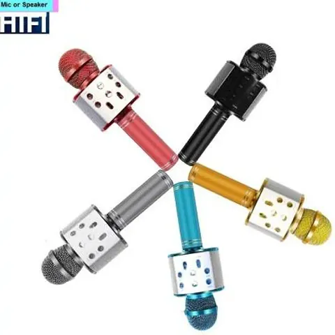 S2693 ULTRA WS858 Wireless Karaoke Mic For Singing and Blogging Microphone Pack of 1 Assorted