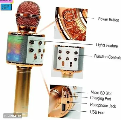 S1369 LATEST WS858 Wireless Karaoke Mic For Singing and Blogging Microphone-thumb0