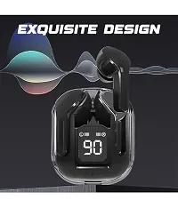 Stylish In-ear Bluetooth Wireless Headphones Transparent Charging Case-thumb2