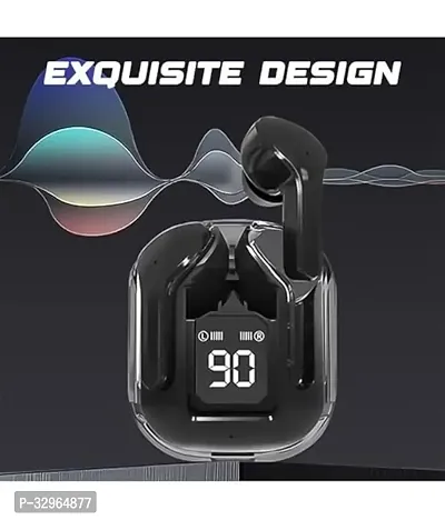 Stylish In-ear Bluetooth Wireless Headphones Transparent Charging Case-thumb3