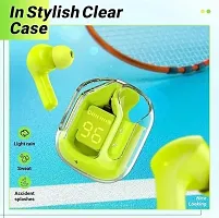 Stylish In-ear Bluetooth Wireless Headphones Transparent Charging Case-thumb3