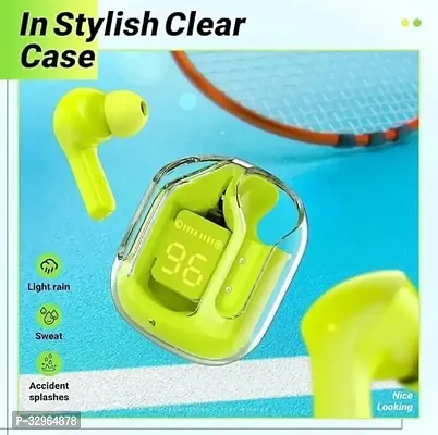 Stylish In-ear Bluetooth Wireless Headphones Transparent Charging Case-thumb4