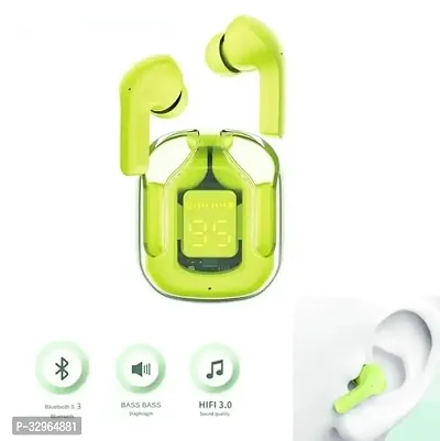 Stylish In-ear Bluetooth Wireless Headphones Transparent Charging Case-thumb0