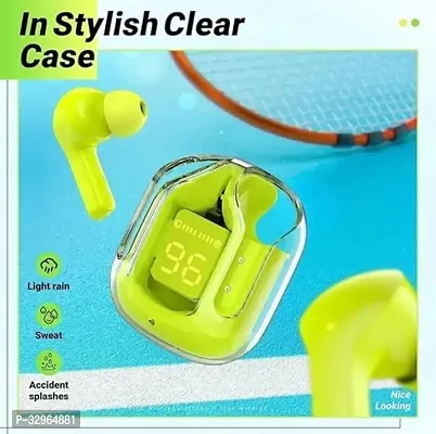 Stylish In-ear Bluetooth Wireless Headphones Transparent Charging Case-thumb2