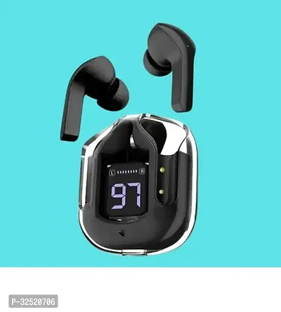 Ultra Pods Black Wireless Bluetooth Earphones-thumb0