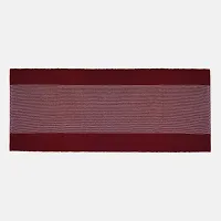 Alef Cotton Carpet (2x5 Feet) for Living Room, Bedroom, Bedside Runner, Guest Room = (Red)-thumb3