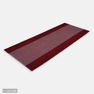 ALEF? Cotton Runner Superfine Carpet |Living Room| Bedroom | Hall | School | Temple | Bedside Runner|-|24 inch x 60 inch| (Maroon New)-thumb3