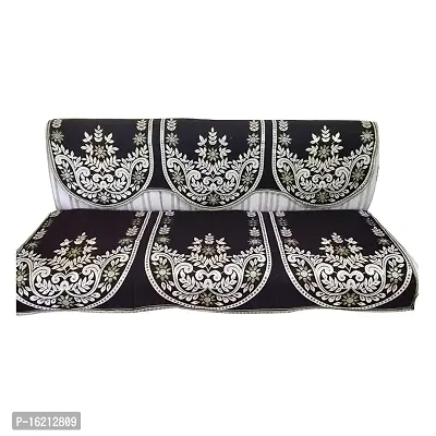 Alef Cotton 3 Seater Sofa Cover (Set of 2), Size- Standard, Multi Color (Multi-05)
