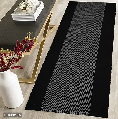 Alef 100% Cotton Rug, Reversible Soft Multi-Purpose Floor Rug, for Bedroom Living Room Kitchen Bedside Runner 2x5 feet
