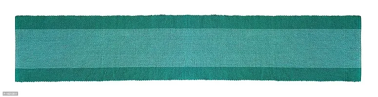 Alef Dining Cotton 6 Pieces Table Place Mats with Runner Combo Set (Sea Green)-thumb4