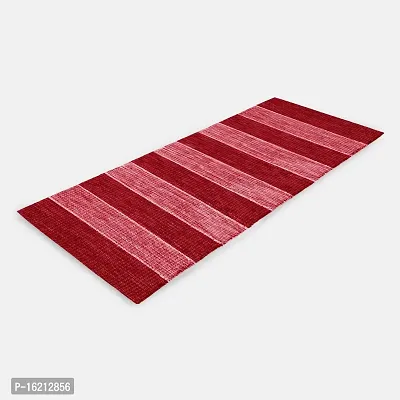 Alef? Cotton Runner Superfine Carpet |Living Room| Bedroom | Hall | School | Temple | Bedside Runner|-|24 inch x 60 inch| (Red)-thumb3