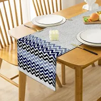 Alef Table Runner for 4 Seater (14x60) Dining Table, Heat Resistant Striped Table Runners for Living/Dining Room - (A02)-thumb2