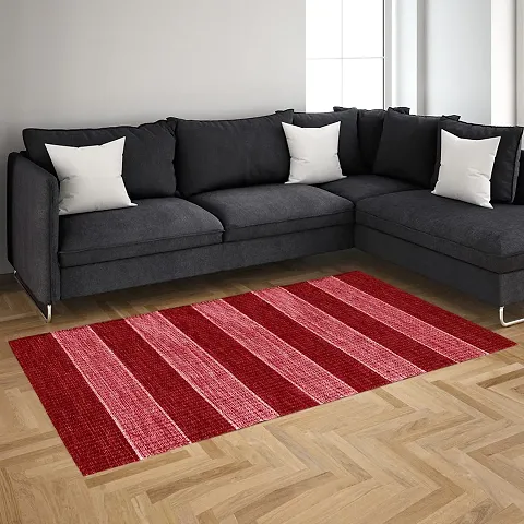 Alef Cotton Carpet (2x5 Feet) for Living Room, Bedroom, Bedside Runner, Guest Room, Hall -