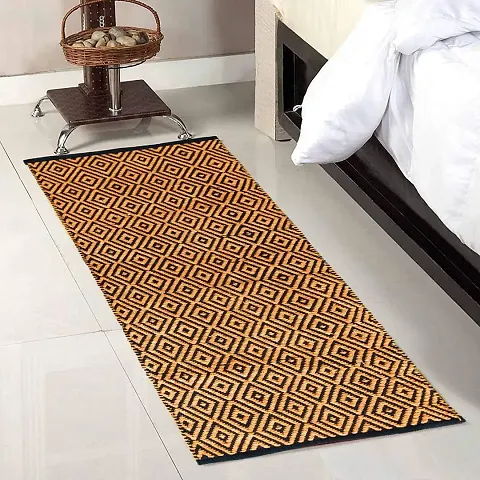 ALEF Cotton Soft Indoor Modern Shag Area Rug Carpet with Polyester Touch for Dining Room, Home Bedroom, 22 X 55 Inch