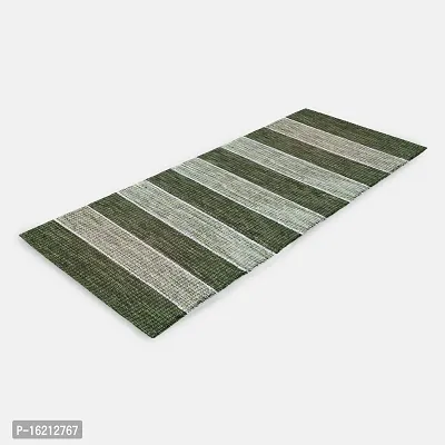 Alef? Cotton Runner Superfine Carpet |Living Room| Bedroom | Hall | School | Temple | Bedside Runner|-|24 inch x 60 inch| (Green)-thumb3