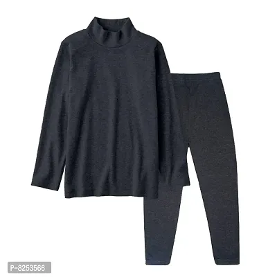 Boys Thermal Top and Bottom Turtle Neck Set