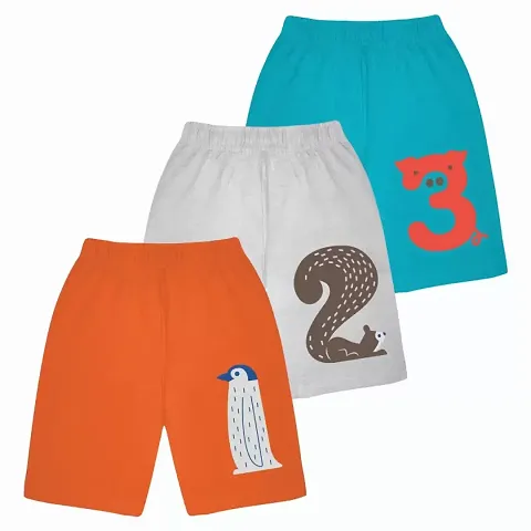 Shorts for Boys Girls (Pack of 3)