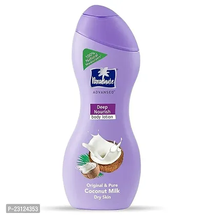 Parachute Advansed Deep Nourish Body Lotion for Women  Men, Dry Skin, 250ml | Pure Coconut Milk, 100% Natural, 72h Moisturisation