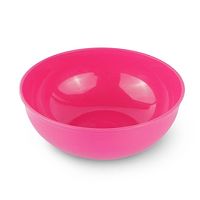 Microwave Safe Food Grade Plastic Solid Mixing Serving Pet Feeding Bowl set of 3 Pc - Multicolor-thumb4