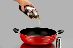 Stainless Steel 1000 ML Dust and Leak Proof Cooking Oil Vinegar Dispenser Nozzle Dropper Oil Pourer Bottle, Oil Pot-thumb1