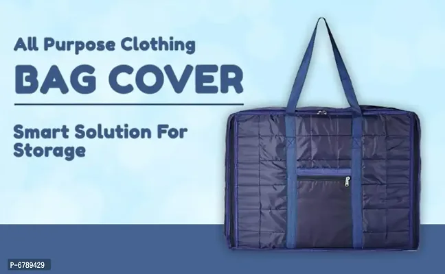 Large Water Proof Dust Proof Blanket Bag Cover/Saree Bag/Household Storage Bag - Multicolor