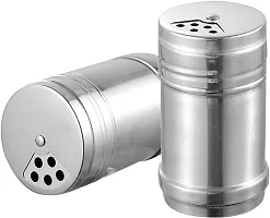 Stainless Steel Salt and pepper Shaker Set Herbs and Spice Dispenser Set Pack of 2-thumb4